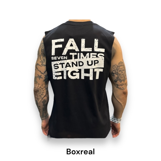 Áo Tanktop - Fall Seven Times Stand Up Eight